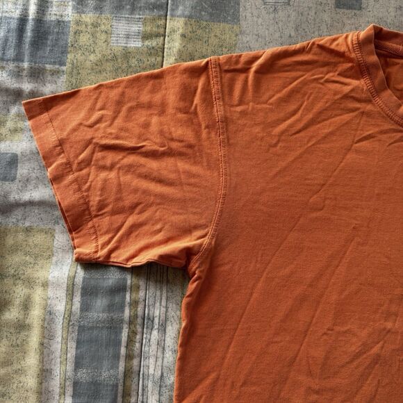 No Bad Days Orange Retro Positive Vibes Island Graphic Short Sleeve Men's Sz S - Picture 5 of 16